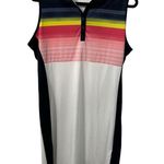 Callaway NWT! Abstract Gradient Print Color Block Golf Dress - Size Large Photo 3