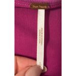Free People Boulevard Tank in Magenta sz S Adjustable Tie Straps Ruched at Sides Photo 3