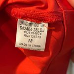 New With Tags Tiered Poplin Ruffle Mini Dress Size Medium Party Flirty Coquette Red Photo 11