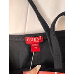 Guess  Black Lace-Up Bodysuit Size M Photo 8