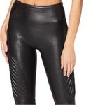 Spanx NEW Faux Leather Moto Leggings Style 20136R Very Black Shapewear Biker Photo 6