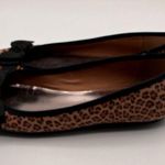Alfani Leopard Print Ballet Flats Black Bow Womens Cushioned Insole Size 7.5 Photo 11