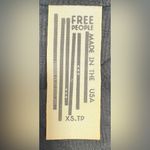 Free People  Black Sleeveless‎ Tank Top Size Extra Small EUC Photo 2