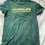 Younglife T Shirt Green Size M Photo 0
