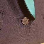 Smythe Les Vestes Navy & Teal Crop Blazer Blue Size 4 Photo 6