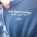 Soft Surroundings blue lacy boho flowy artsy layered top Photo 4