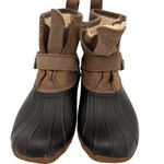 Sperry  Top-Sider Ripwater Faux Fur Rubber Brown Leather Rain Boots Size 9 Photo 2