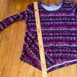 Habitat  Clothes To Live In S Women's Vibrant‎ Striped Blouse Asymmetrical cotton Photo 6