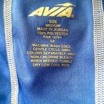 Avia | Blue with white trim v-neck short sleeve athletic top Photo 5