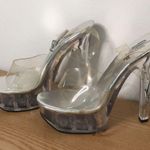 Wild Rose New Women’s  Super Sexy Stripper Clear 5.5”-6” Platform Heels Size 5.5 Photo 3