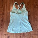 Lululemon power up cross back tank aqua size 8 Photo 5