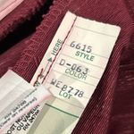 Alfred Angelo  Dress 9/10 Maroon Union USA Made Pearls Puff Sleeves Bow Vintage Photo 5