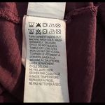 Lucky Brand  burgundy top with lace XS Photo 10