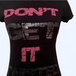 Vintage 2000s Tampa Don't Get It Twisted babytee Size Small Black Photo 1