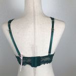 Daisy Fuentes NWOT  padded dark green bralette XL Photo 2