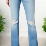 Kut From The Kloth Kut Natalie Bootcut Jeans 4 Light Wash Destroyed Photo 0