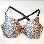 Victoria's Secret Victoria’s Secret Bra Dream Angels Lined Demi Grey-Pink Cheetah Print 32DD GUC Photo 1