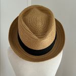 Epoch Tan Straw Fedora sz S/M Photo 0