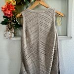 White House | Black Market Tunic Sweater Womens X-Small Gold Metallic Sleeveless Photo 1