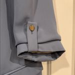 ZARA  Women's Light Blue Rolled Sleeve Blazer XL‎ Photo 1