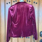 Molly Bracken NEW!  Burgundy‎ Velvet Blazer Size Small NWT Photo 1