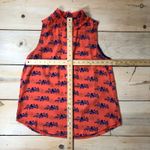Anthropologie  Maeve EUC Women's Orange Ruffle Sleeveless Octopus Blouse Size 2 Photo 5