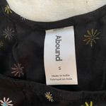 Abound  Black Sleeveless Floral Romper S Photo 2