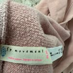 Free People Movement Charlotte Taupe Pink Wrap Top Size Medium Photo 4