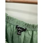 Lulus  Womens Mint Green Milkmaid Dress Size M Mini Cottagecore Fitted Dainty Photo 4