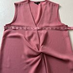 Topshop Pink Twist Front Sleeveless Blouse | Size 4 | Elegant Workwear Tank Photo 3