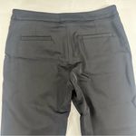 Lela Rose Viscose Wool Blend Silk Lined Straight Black Cropped Trousers Sz 4 Photo 3