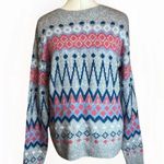 st. john's bay  Women's Multicolor pullover long sleeve FairIsle sweater|Size:M Photo 0