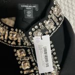 Karen Millen Crystal Embellished Woven Thigh Split Midi Dress Photo 8