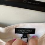 Rag and Bone  Ivy Pleated Linen Blend Shorts White 16 Photo 3