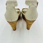 Franco Sarto Artist's Collection Raina Putty Sandal 4.5" Wedge Cork Size 7.5M Photo 6