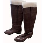 Ralph Lauren  Lauren Marla womens brown leather riding boots shoes Sz-8B SKU 4891 Photo 1