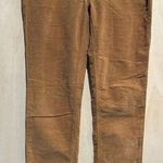 Free People  Corduroys Reagan Raw Hem Khaki Skinny Jeans Size 24 Photo 0
