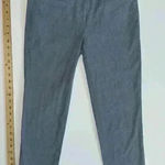 Ann Taylor  Blue Cropped Dress Pants Size 0 Cotton Blend Woman’s Work Pants Photo 0