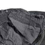 American Eagle  Outfitters High Waisted Denim Shorts Black Paper Bag Waist Size 6 Photo 4