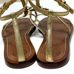 Tory Burch  Lowell Flat Gladiator Sandal in Gold Size 9.5 Photo 6
