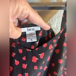 Bar III  Black Dress with Red Cherries Pattern summer mini lined beach resortwear Photo 2