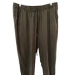 Johnny Was  Silky Alice Jogger Trousers Olive Green‎ Size Medium Photo 10