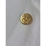 Ralph Lauren VTG Lauren Jeans Co Cotton White Sweater DB Anchor Buttons L NWOT Photo 2