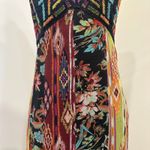 Anthropologie  Boho Multi-Print Embroidered V-Neck Maxi Dress Art-to-Wear Fairy Photo 6
