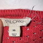 Pilcro  Womens Sweater Crochet Open Knit Pointelle Size XS Bell Sleeve Peplum Hem Photo 2