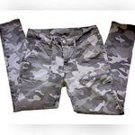 Seven7 Gray and White Straight Leg Jeans Urban Camouflage Photo 0