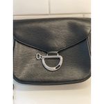 Ralph Lauren Lauren Newbury Mini Crossbody Handbag Black Chain Strap Equistrian Photo 1