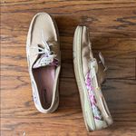 Sperry Women's Tan and Floral Boat Shoes Photo 1
