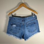 Free People We The Free Denim Cut Pff Mini Distressed Shorts Size 28 Photo 2