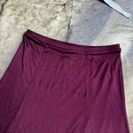 Banana Republic  Burgundy Slinky Midi Skirt Photo 2